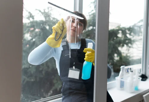 Nettoyage de vitres intérieures et extérieures à Sallaumines